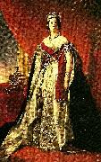 unknow artist en ung och vacker drottning victoria av stora brittranien Spain oil painting reproduction